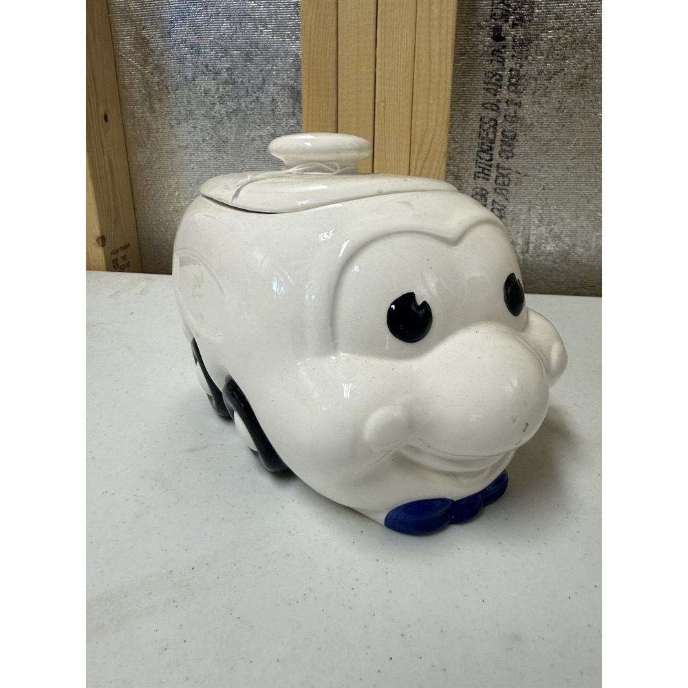 Cookie Jar - Cookie Keepers Home Style Cookies Smiley Bus 1990's Mail Order
